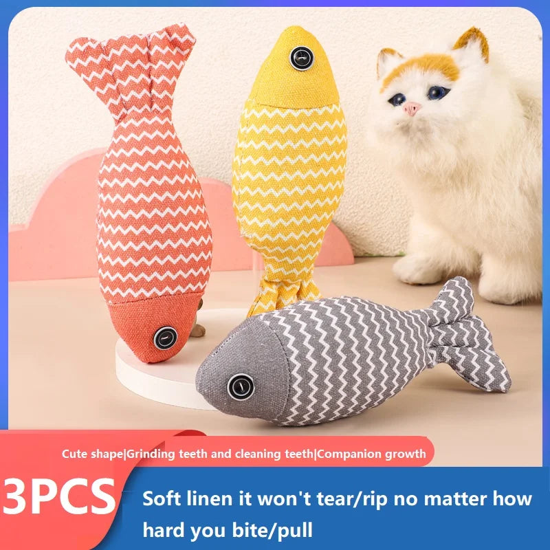 Fish Catnip Toys